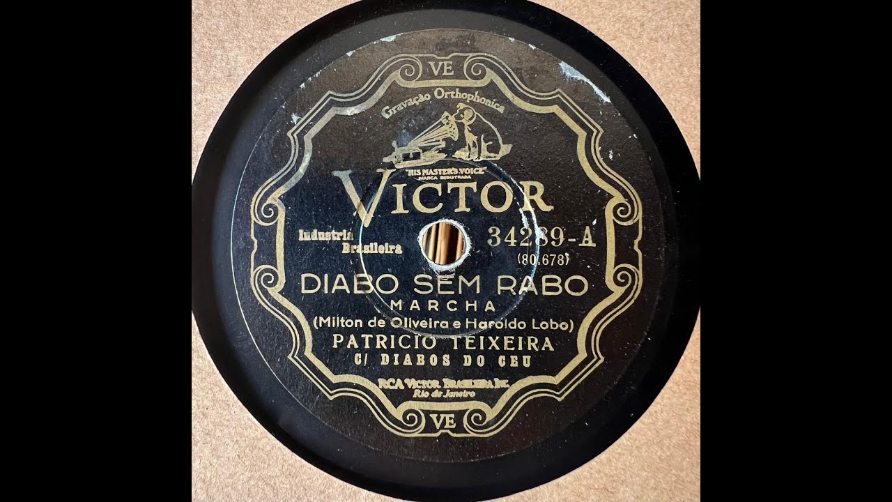 Carnaval 1938: Patrício Teixeira - Diabo sem rabo, marcha. 78 rpm.