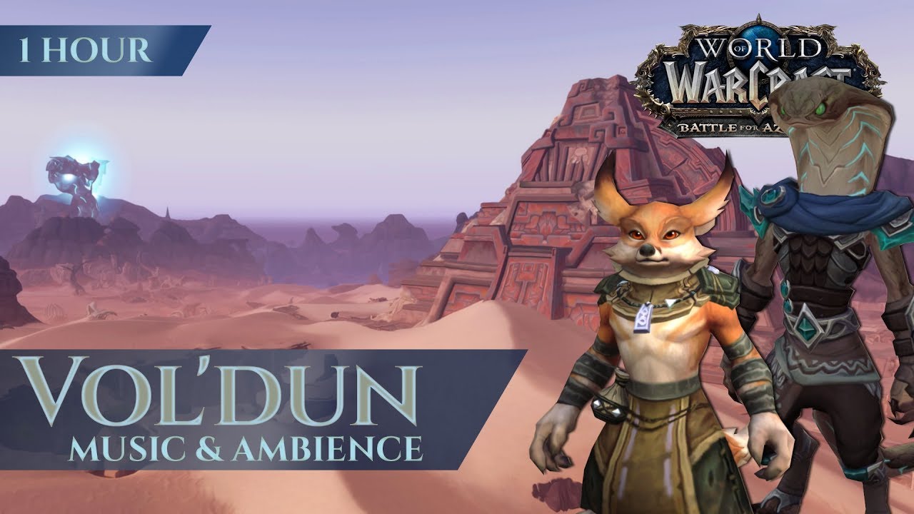 Vol'Dun - Music & Ambience (1 hour, 4K, World of Warcraft Battle for Azeroth aka BfA)