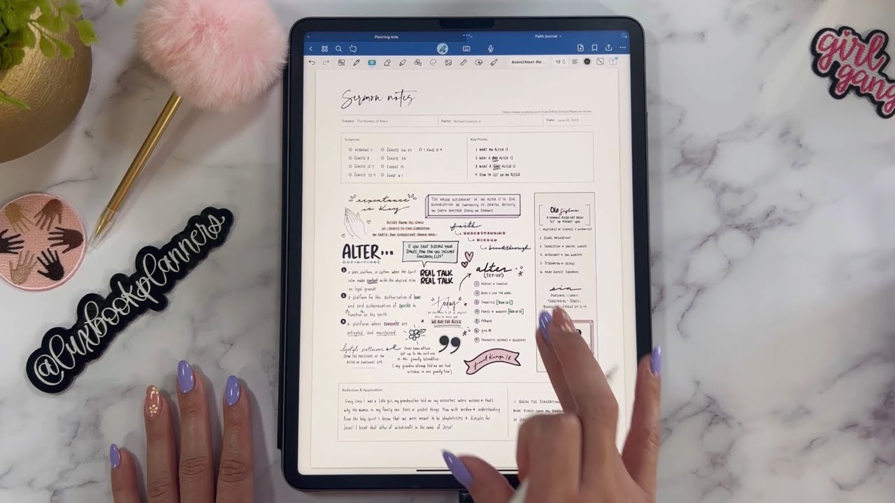 How I Take Digital Sermon Notes In Goodnotes