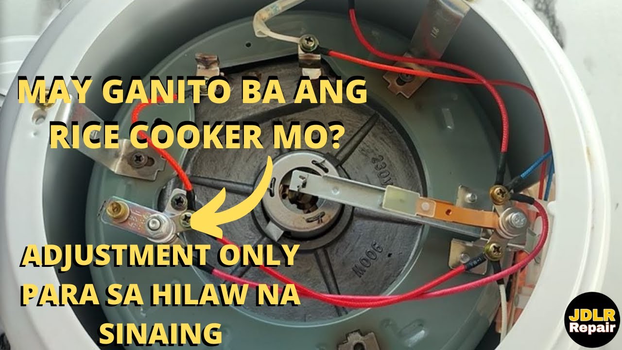 How to repair rice cooker: No Power Hilaw ang Sinaing
