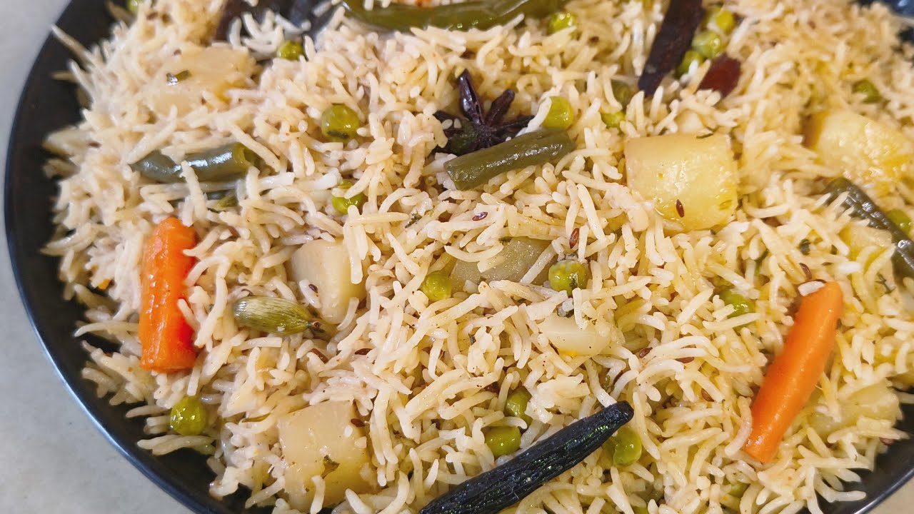 Veg Pulao Recipe ‼️ వెజ్ పులావ్ ఒక్కసారి చేసి చూడండి 👉 గిన్నెలో ఒక్క మెతుకు కూడా ఉండదు 😳 