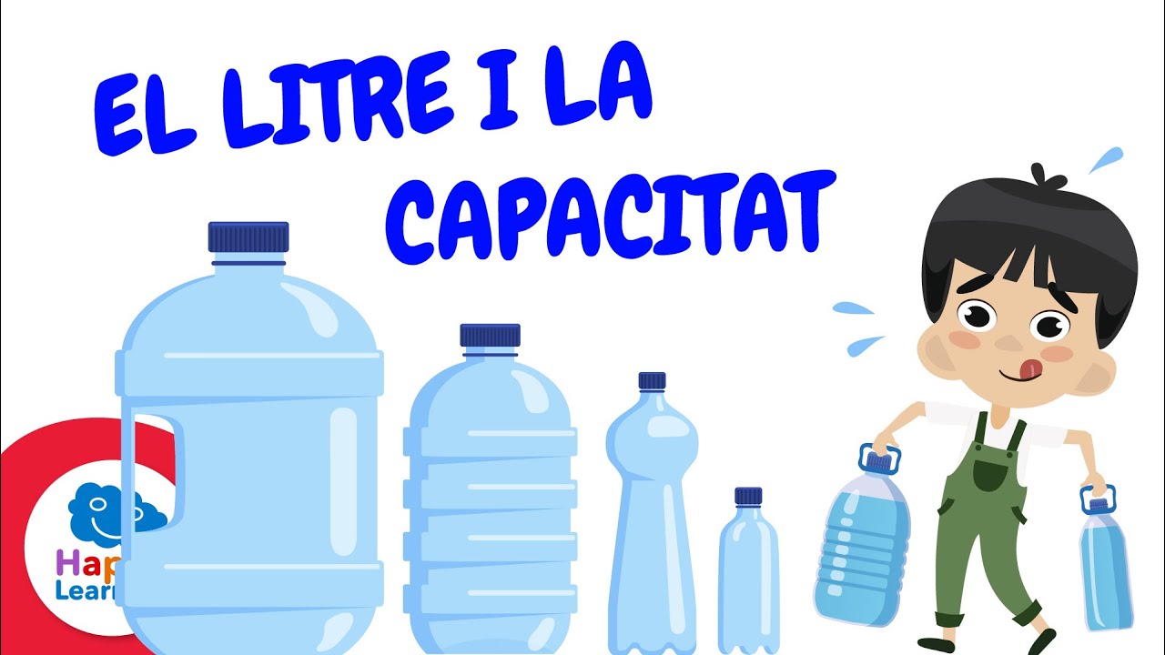 EL LITRE I LA CAPACITAT | Unitats de Mesura per a nens 📏 | Happy Learning 💧💦