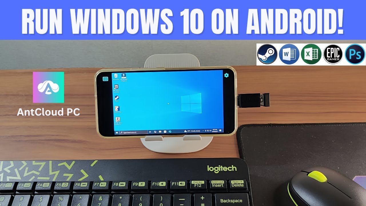I'm using Windows on an Android Phone | Cloud PC | AntCloud 