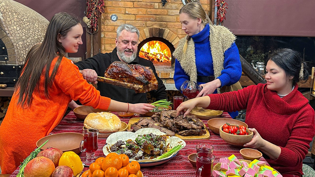 Мы Нашли Гигантскую Страусиную Ногу и Запекли ее Целиком в Печи!