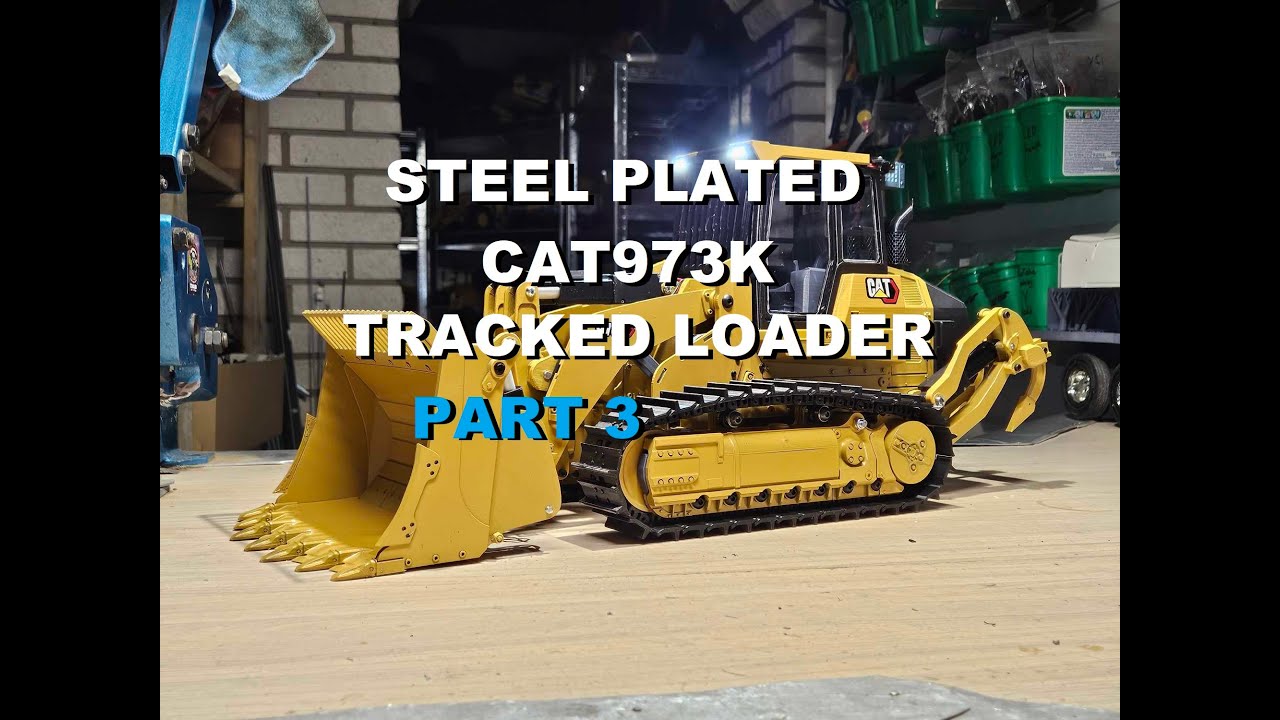 1/14 стальная пластина CAT 973K - ЧАСТЬ 3