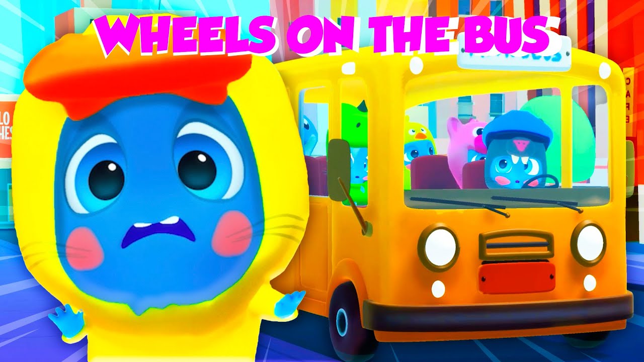 Wheels on the Bus! 🚌 | Kids Songs | The Mini Moonies