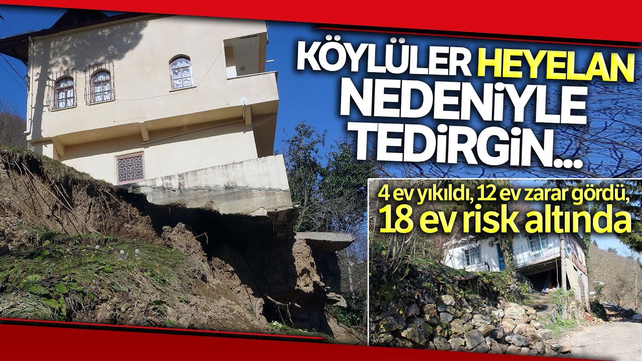 Evler, Yollar Zarar Gördü, Köylüler Evlerine Gitmeye Korkuyor