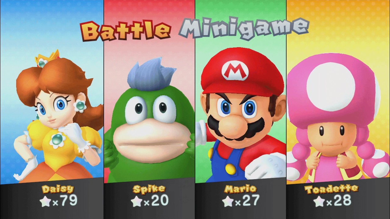 Mario Party 10 - Daisy vs Spike vs Mario vs Toadette - Chaos Castle