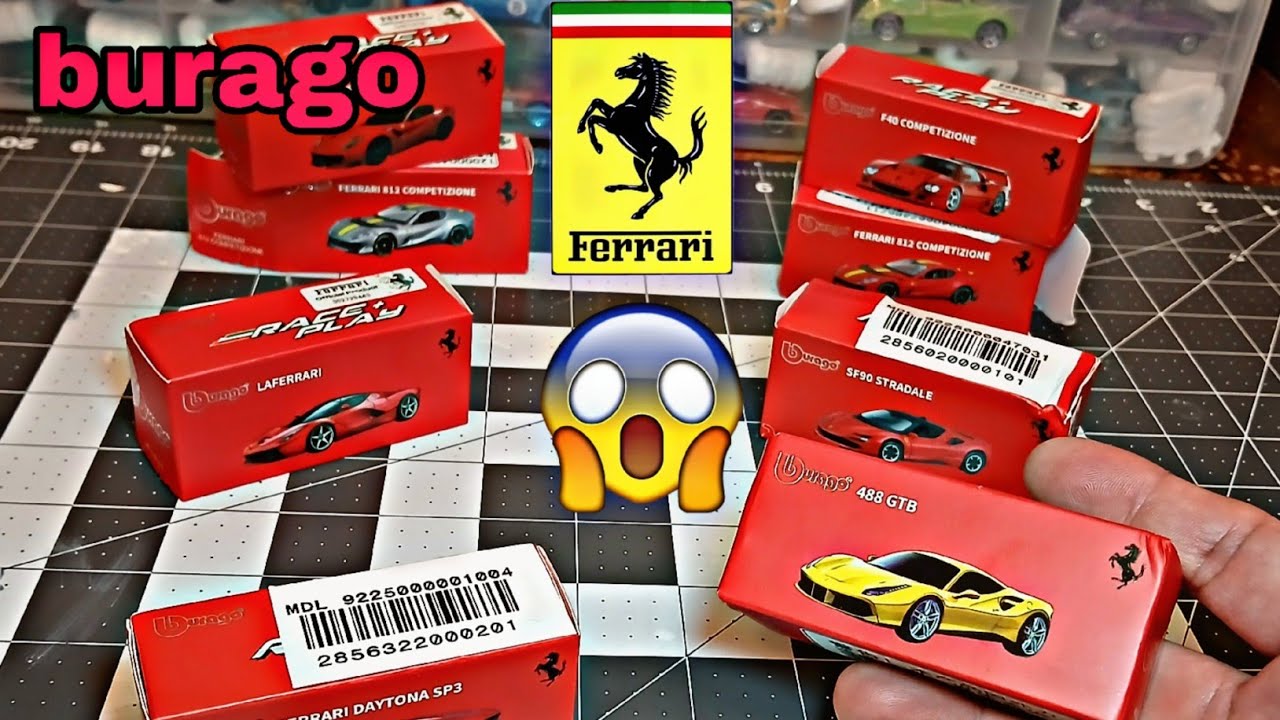 Ferrari De Burago Veamos la Calidad De Estos Castings Escala 1.64 😱