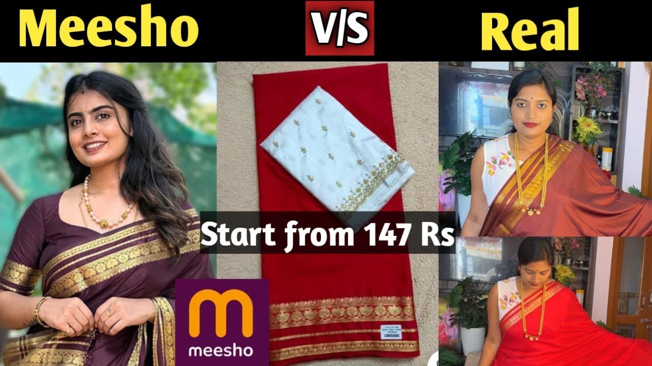 Meesho ದಲ್ಲಿ ತುಂಬಾ ಕಡಿಮೆಗೆ Semi Mysore Silk ಸೀರೆ with White blouse piece 👌Dress,Men's watch haul