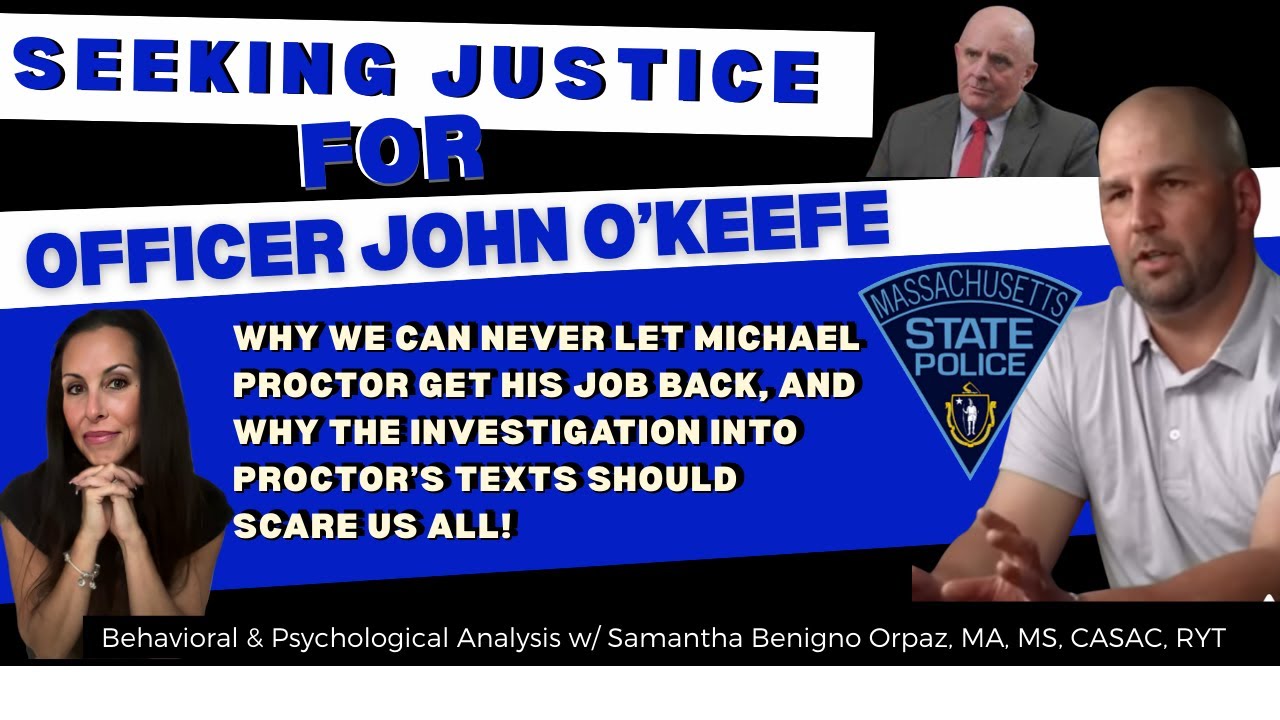 A Response/Reminder For Col. Noble; Why Michael Proctor Can Never Be Reinstated. Seeking Justice