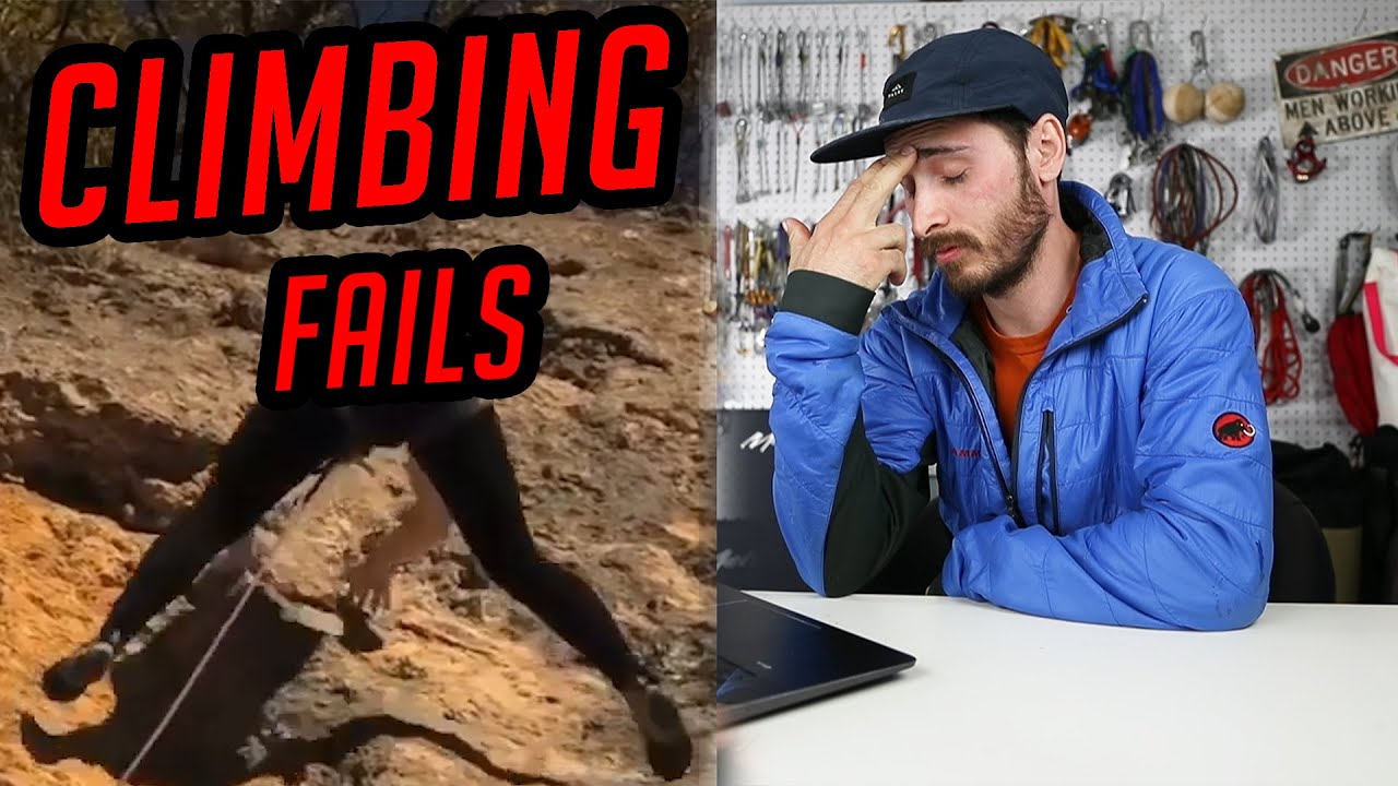 CLIMBING FAILS!...Please don't step on my ROPE!