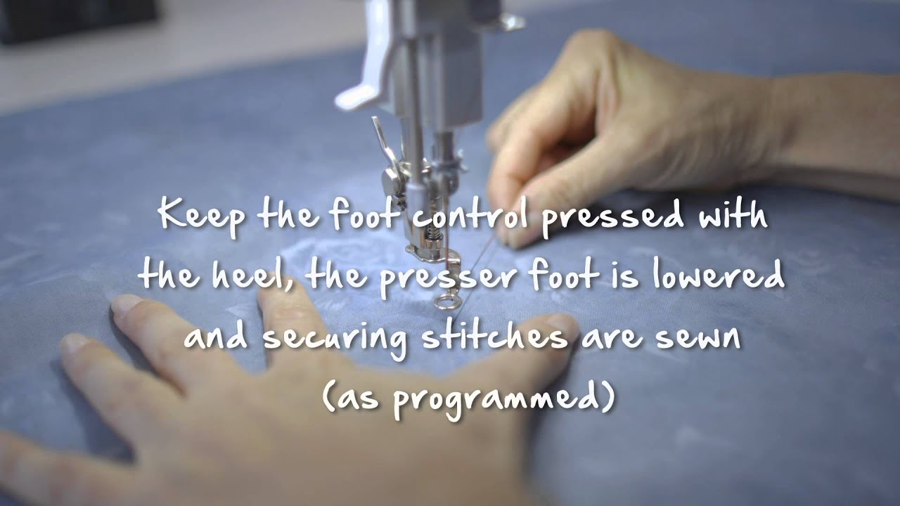 BERNINA Q 20 Tutorial: Stitching with and without the BERNINA Stitch Regulator