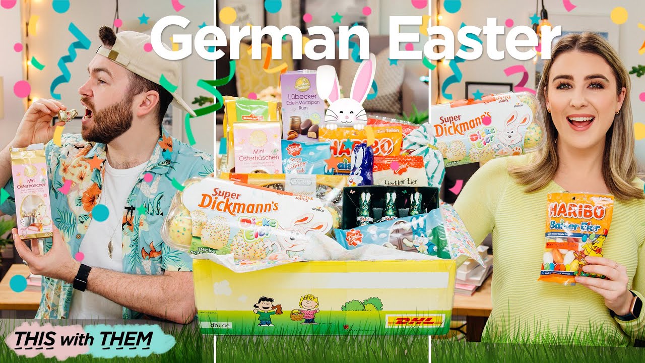 British People Trying German Easter Candy - This With Them
