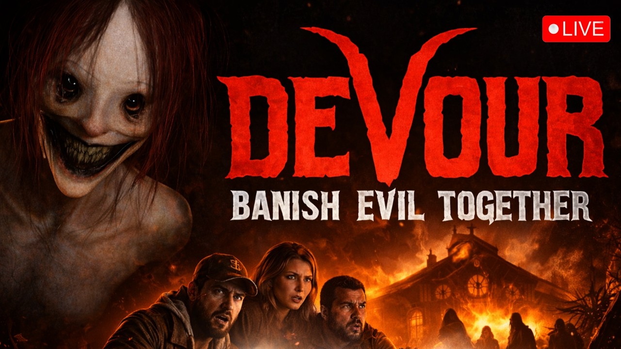🔴 Live – Can We Survive DEVOUR ? 👀 EP05 | Co-Op Horror Stream! | Jaggy Playz  🎮