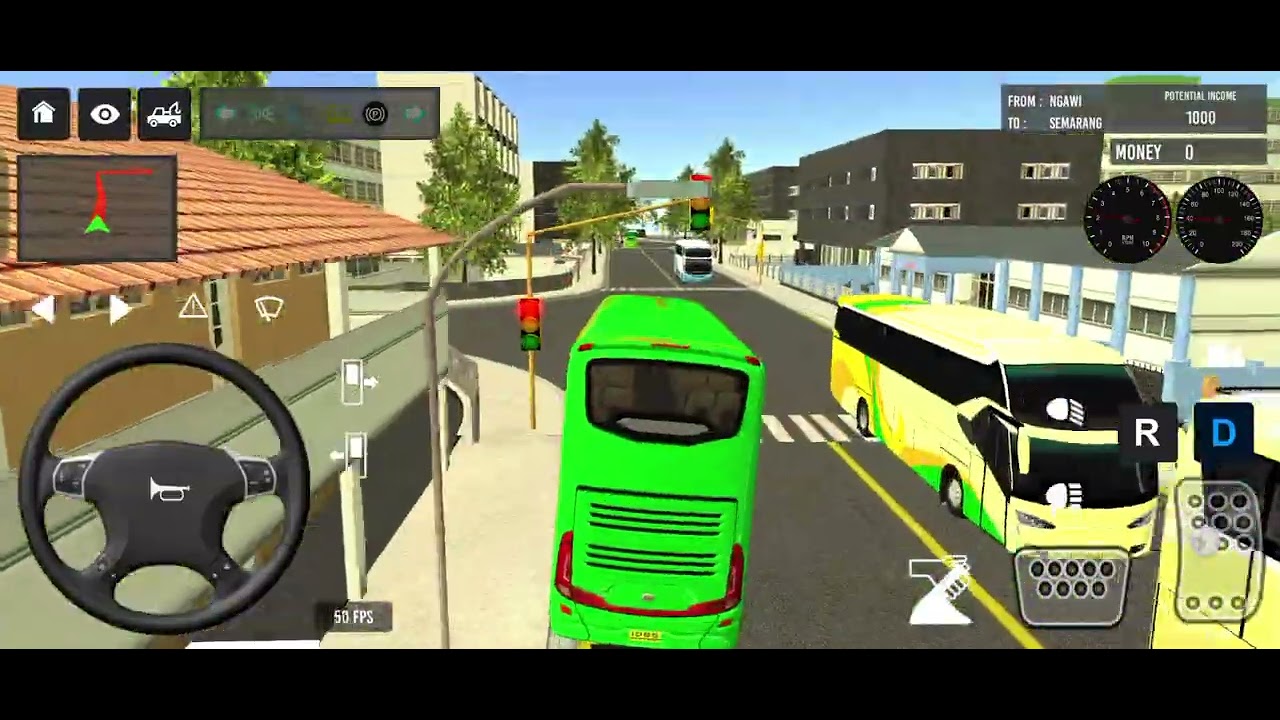 euro coach bus simulator 💥🤩|| new indonesia coach bus simulator - Android gameplay ‪#newgame