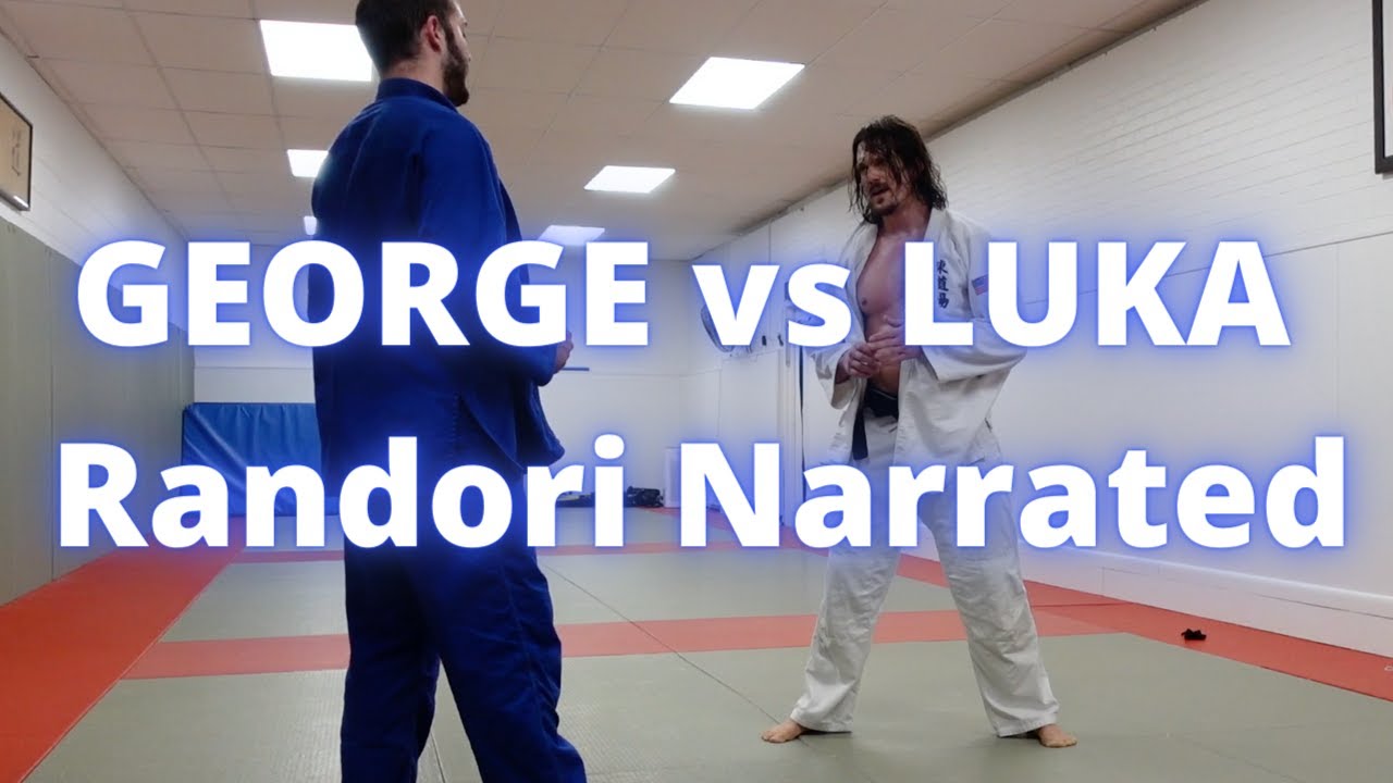 Judo randori narrated:  George vs Luka