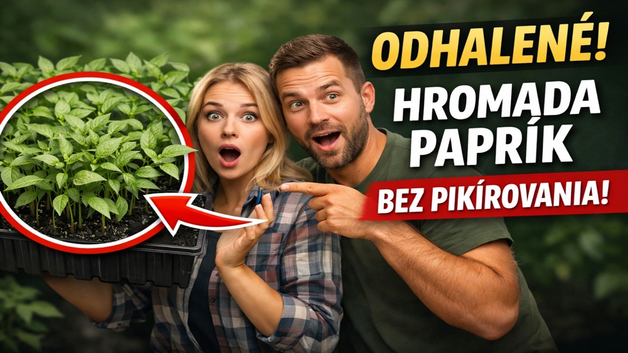ODHALENÉ: Ako vypestovať MNOŽSTVO paprík BEZ pikírovania. Vyskúšajte náš „lenivý“ spôsob!