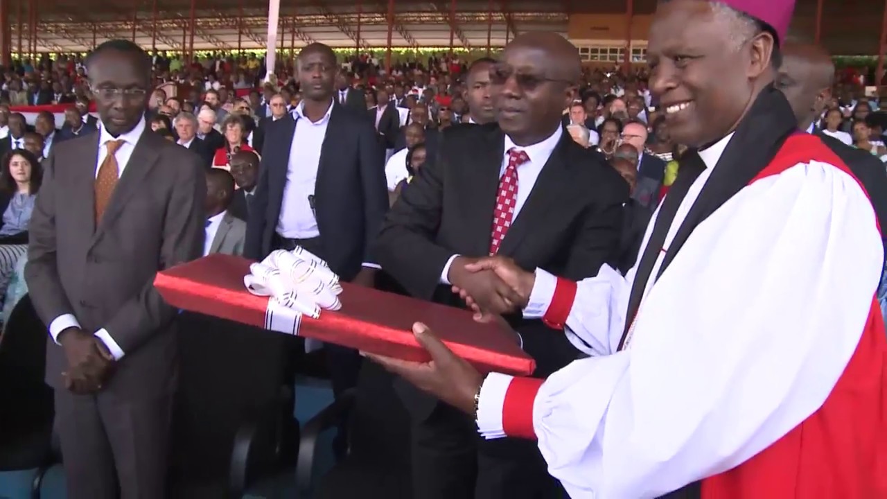 Prime Minister Dr. Ngirente Edouard attends the enthronement of Rev. Dr Laurent Mbanda