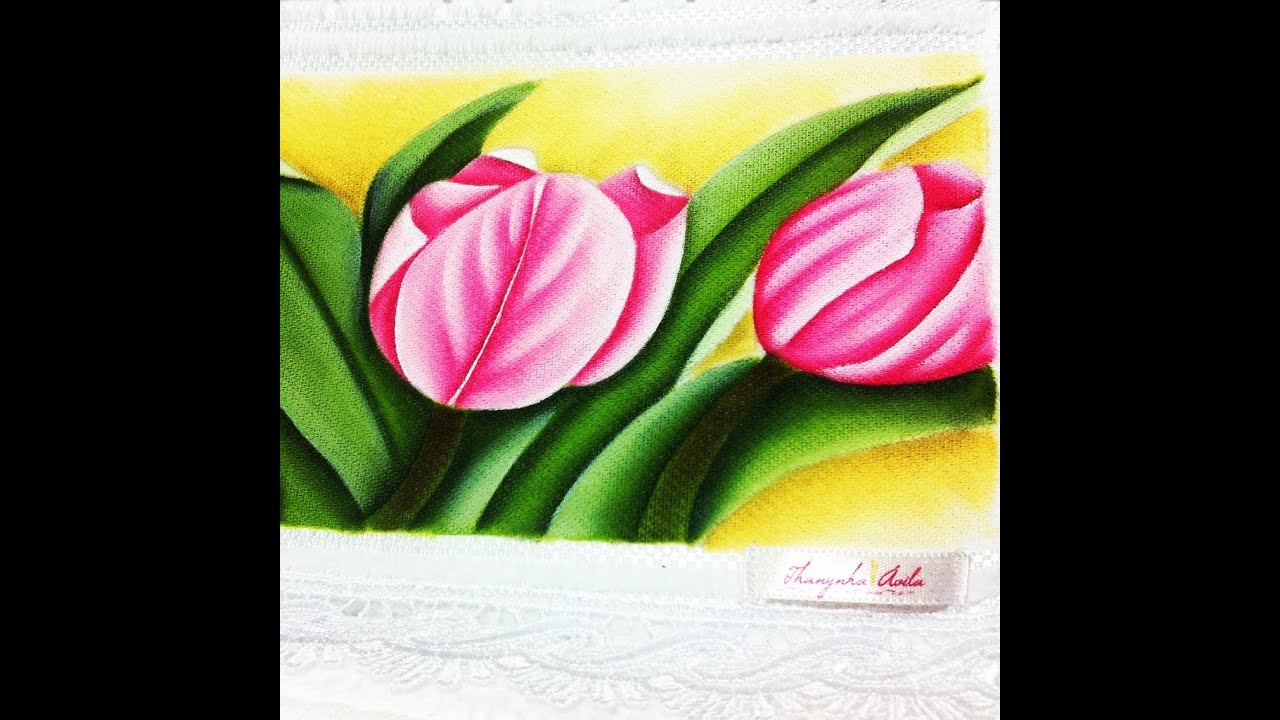 Como pintar Tulipas