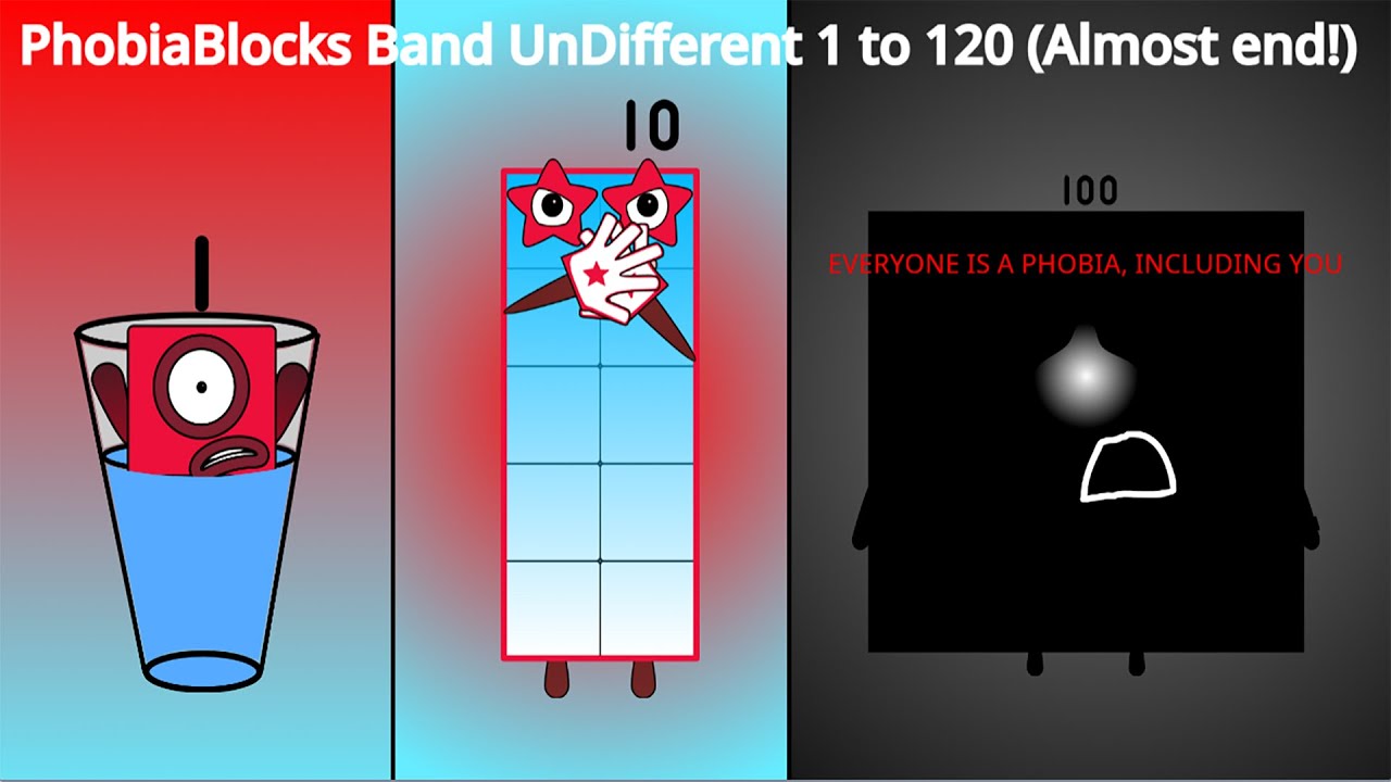 PhobiaBlocks Band UnDifferent 1 to 120 (Almost end!) | Infinity Cool Sounds!