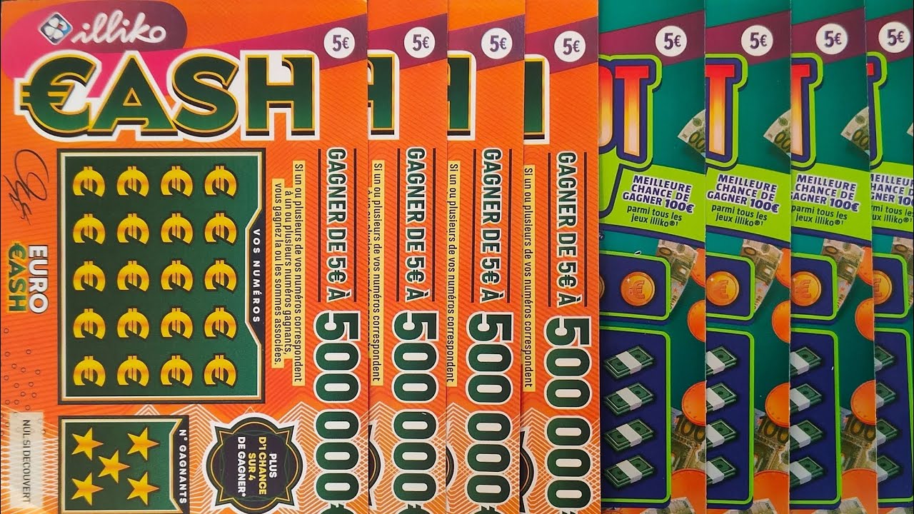 Grattage de 4 Cash VS 4 Jackpot 🙂😊🤑😱