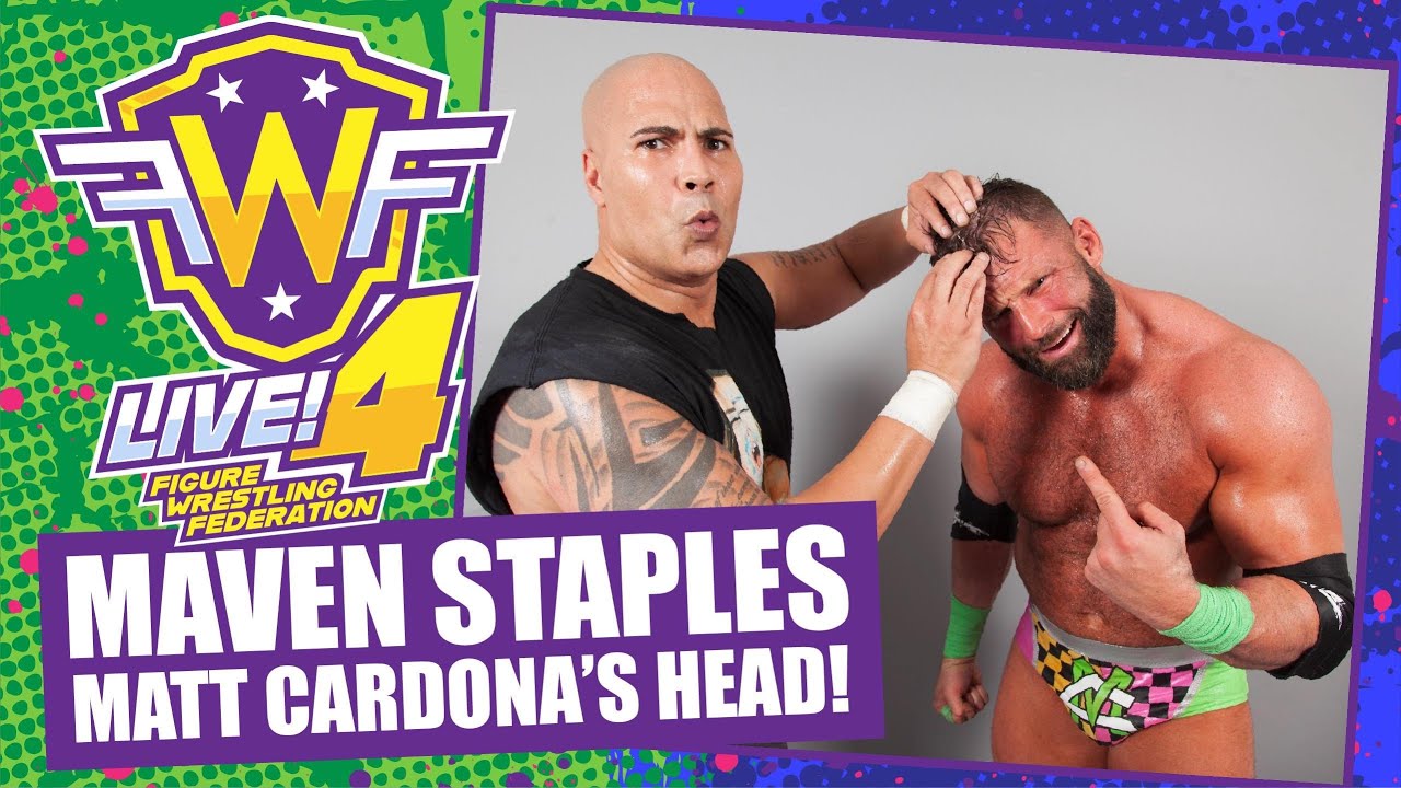 Maven Staples Matt Cardona's Head! | Major Wrestling Figure Pod