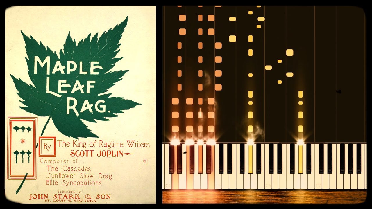 Maple Leaf Rag - Scott Joplin [Piano Tutorial] (Synthesia)