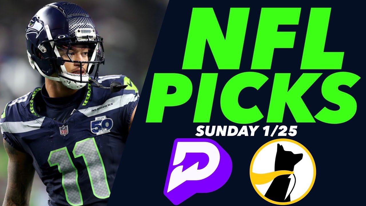 (24-5 PLAYOFF RUN!!) NFL PRIZEPICKS BEST PICKS SUNDAY 1/25 🚀| 4 FREE PLAYER PROPS FOR NFL PLAYOFFS!!