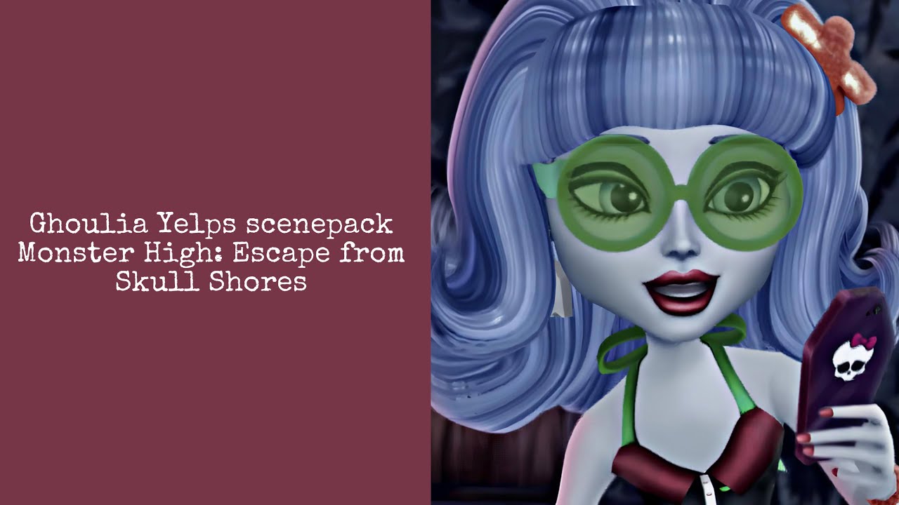Ghoulia Yelps scenepack (Monster High: Escape from Skull Shores) 1080p