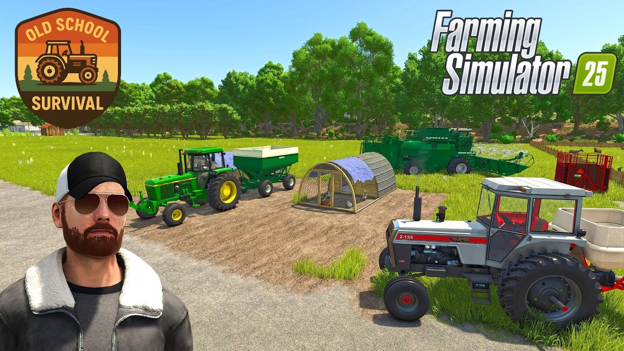 John Deere 4440 Arrives on the Farm | Old School |  FS25