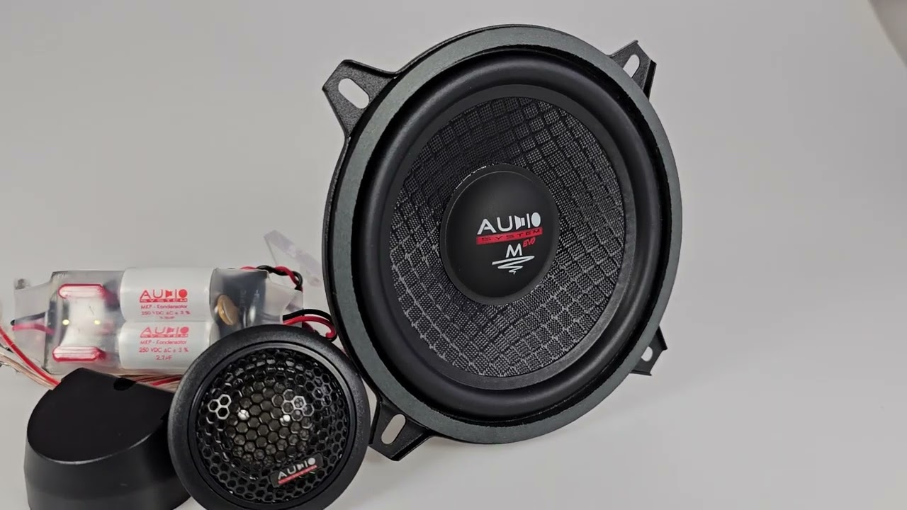 AUDIO SYSTEM M130 EVO3 unboxing nowy model 2025 z membraną carbon-fiberglass