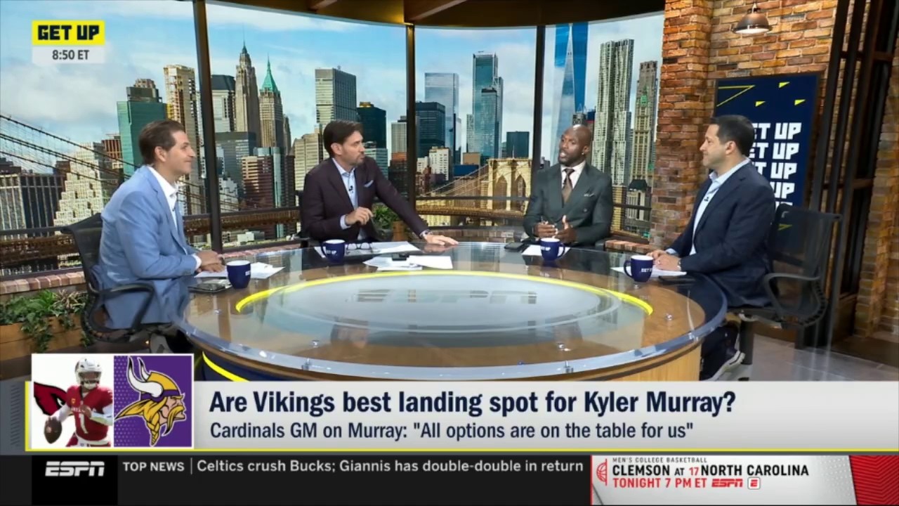 GET UP | Adam Schefter & Peter on NFL Free Agency: Are Vikings best landing spot for Kyler Murray?
