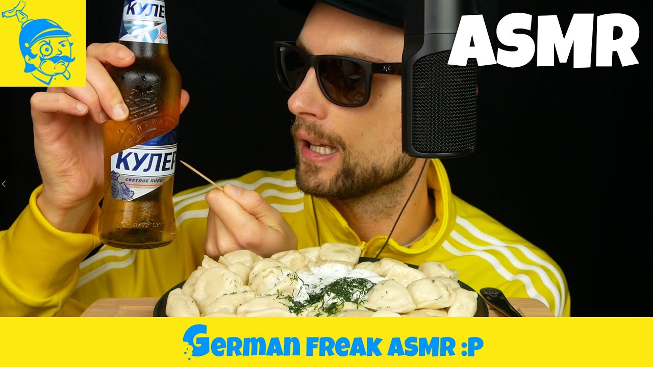 Гопник Мукбанг: Пельмени (С РУССКОЙ МАТЕРЬЮ) 🇩🇪🇷🇺 АСМР!