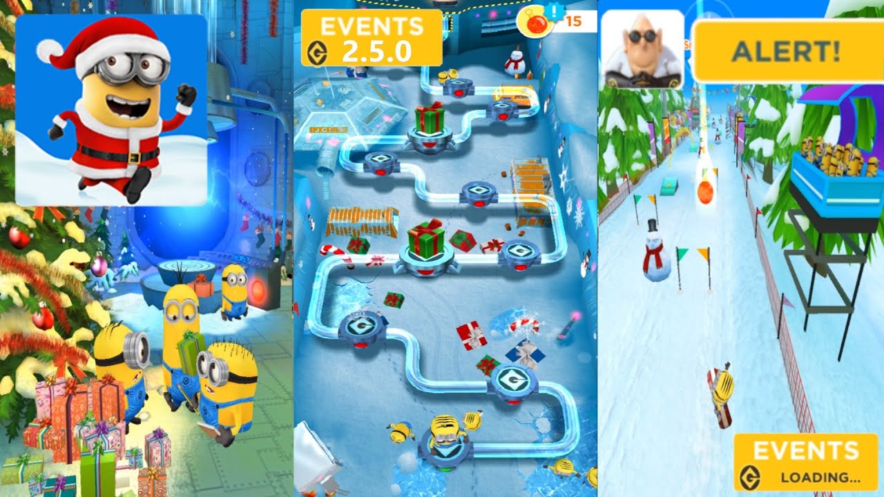 Despicable me minion rush Holiday Quest Special Mission update 2.5.0 on Dec 8 2015 gameplay android