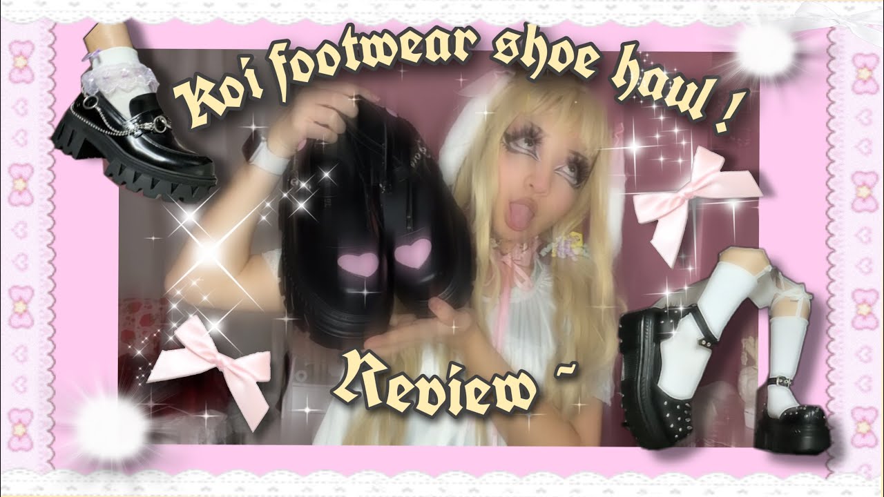 🎀🩰koi footwear shoe haul/review🩰🎀 ~5 PAIRS of alternative vegan/dollcore shoes✨!!