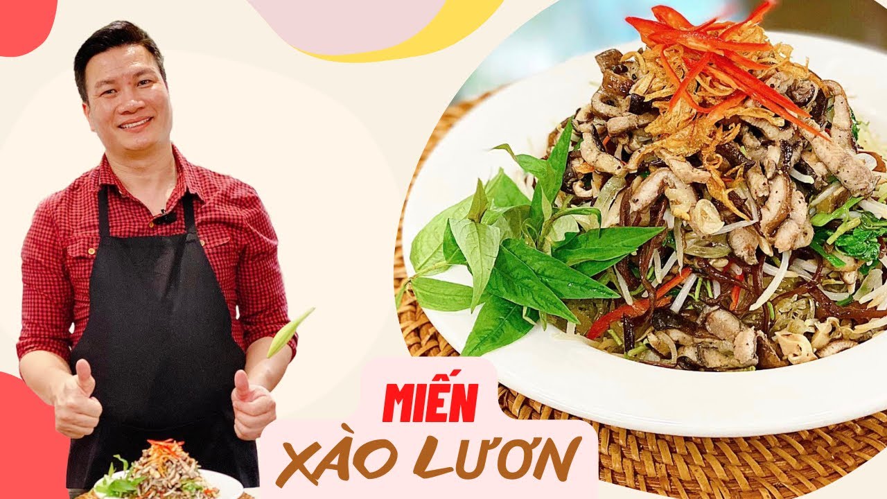 MIẾN XÀO LƯƠN - vừa ngon vừa lành lại dễ chế biến| Cùng Cháu Vào Bếp