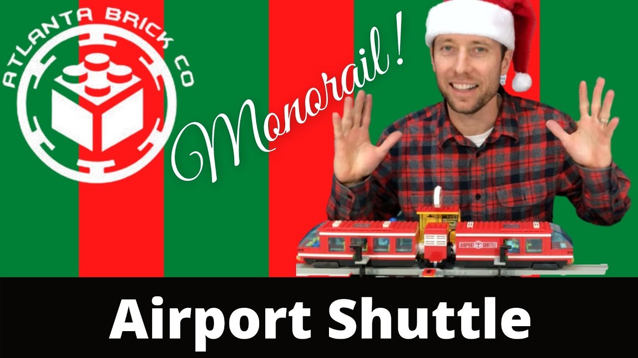 Monorail! LEGO (R) Airport Shuttle (6399) from 1990!!!!!