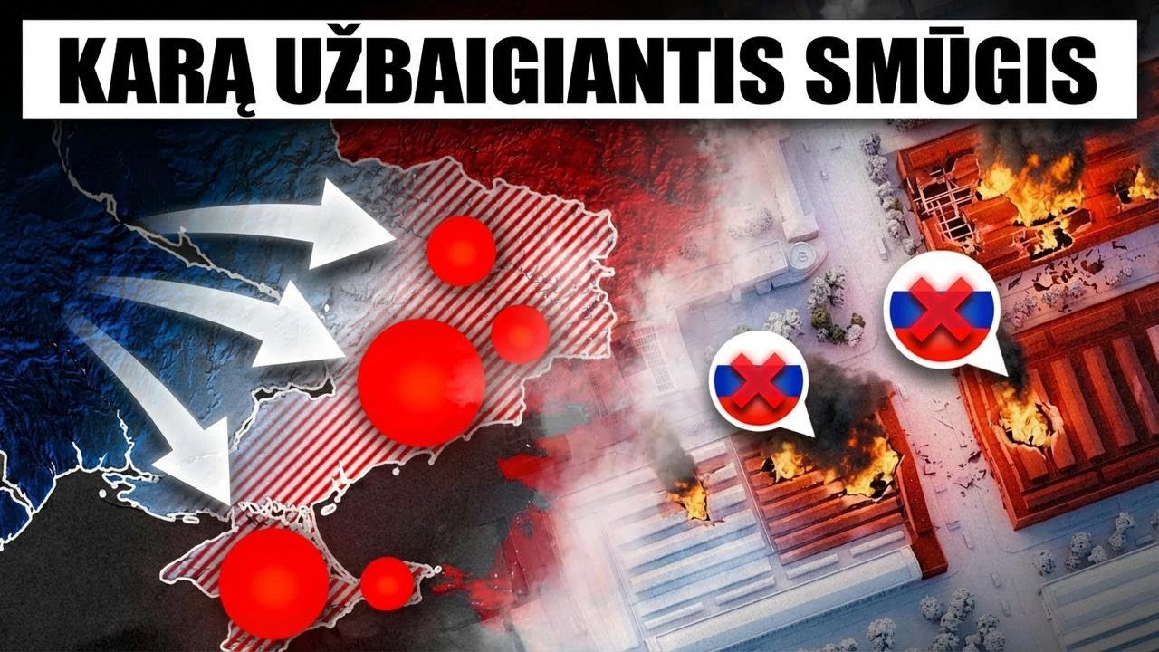 Ukrainiečiai per vieną naktį sunaikino rekordiškai daug Rusijos ginkluotės