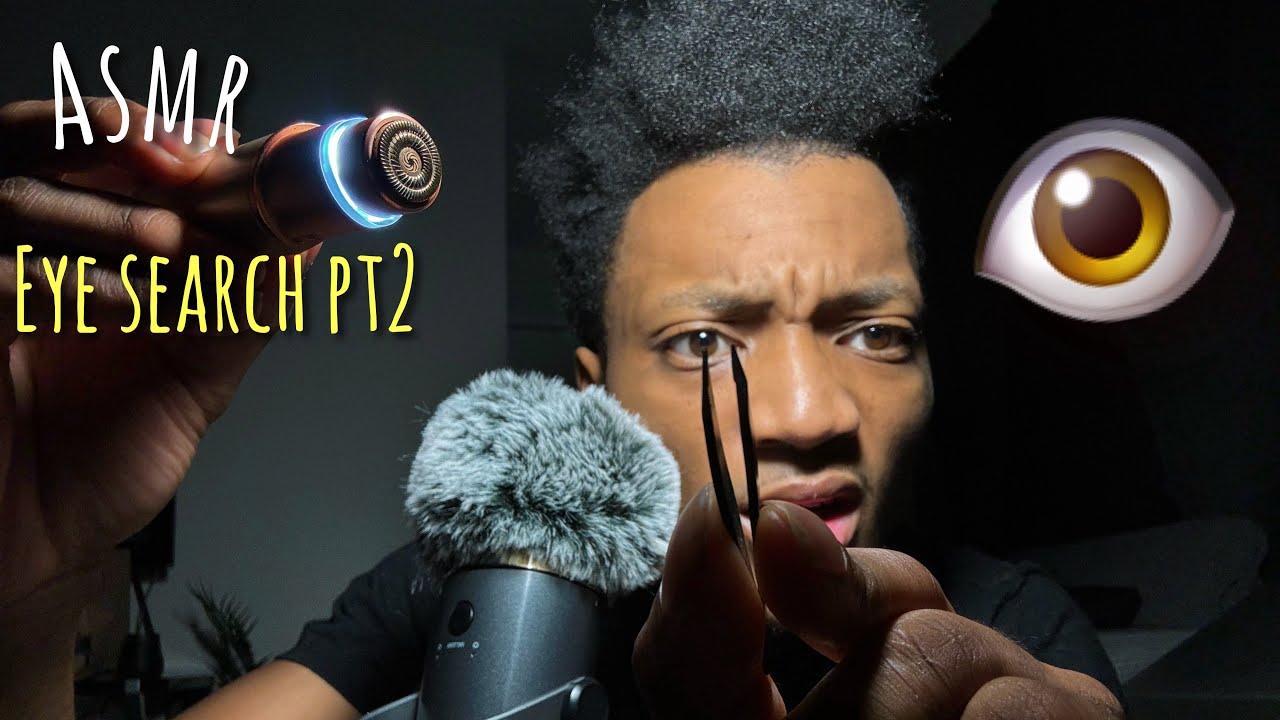 ASMR: Опять что-то попало тебе в глаз 👁 Дай-ка я это поймаю! | Внимание, прикосновение к камере