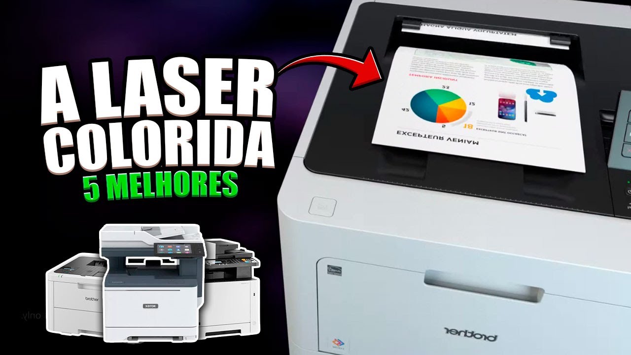 Qual Impressora a Laser COLORIDA Comprar em 2025? Veja o Guia DEFINITIVO 🔥