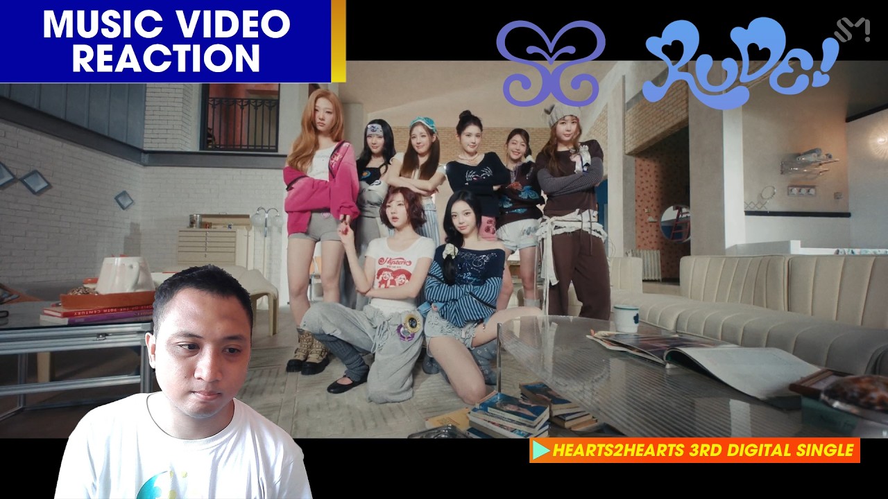 [MV REACTION] 하츠투하츠(Hearts2Hearts) - RUDE!
