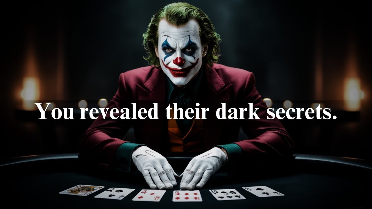 You Revealed Their Dark Secrets, Now They’re Running Scared - Joker Motivation (Powerful)