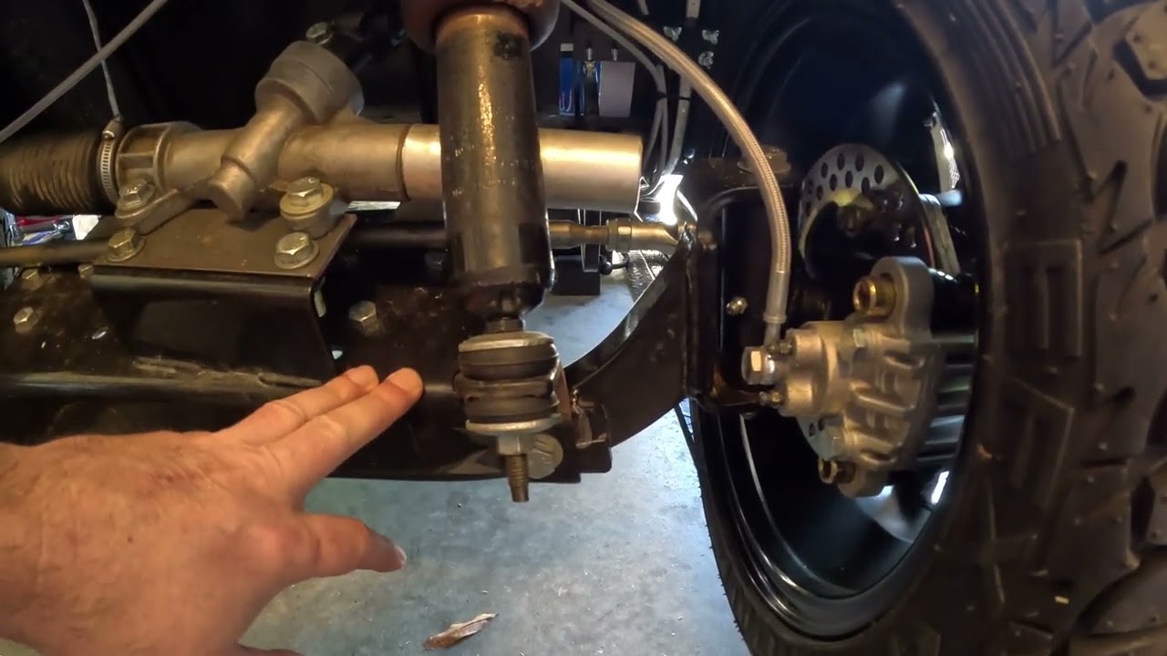 Bagged 2011 EZGO TXT Front Suspension Overview