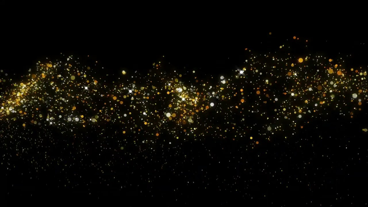 Journey Through Luminous Stars and Golden Particles | Free 4K Stock Footage Download!