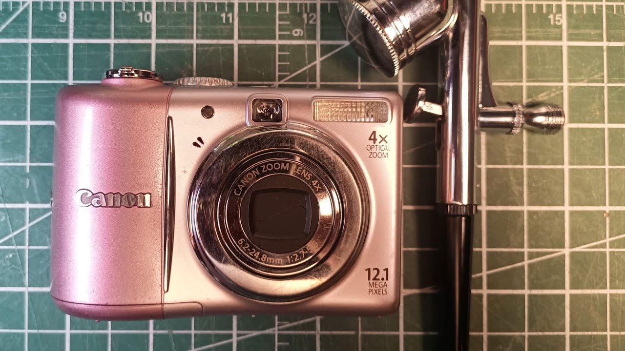 Canon PowerShot A1100is repaint...  With Nail Polish!
