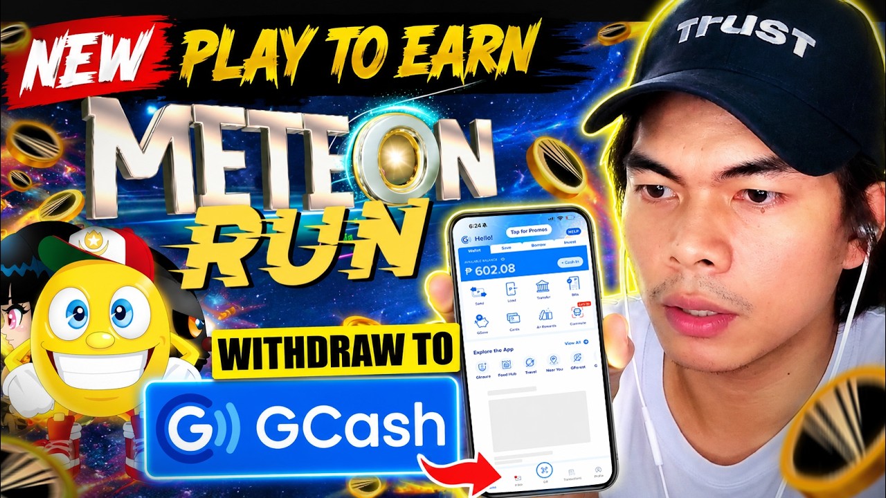 METEON RUN WITHDRAW TO GCASH - NEW PLAY TO EARN - Step By Step Guide