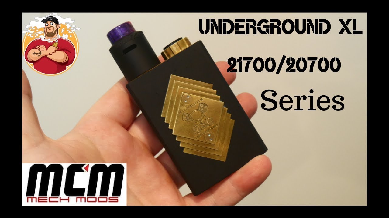 Обзор механического мода Underground XL серии 21700/20700 от Mcm Mods | Круто!