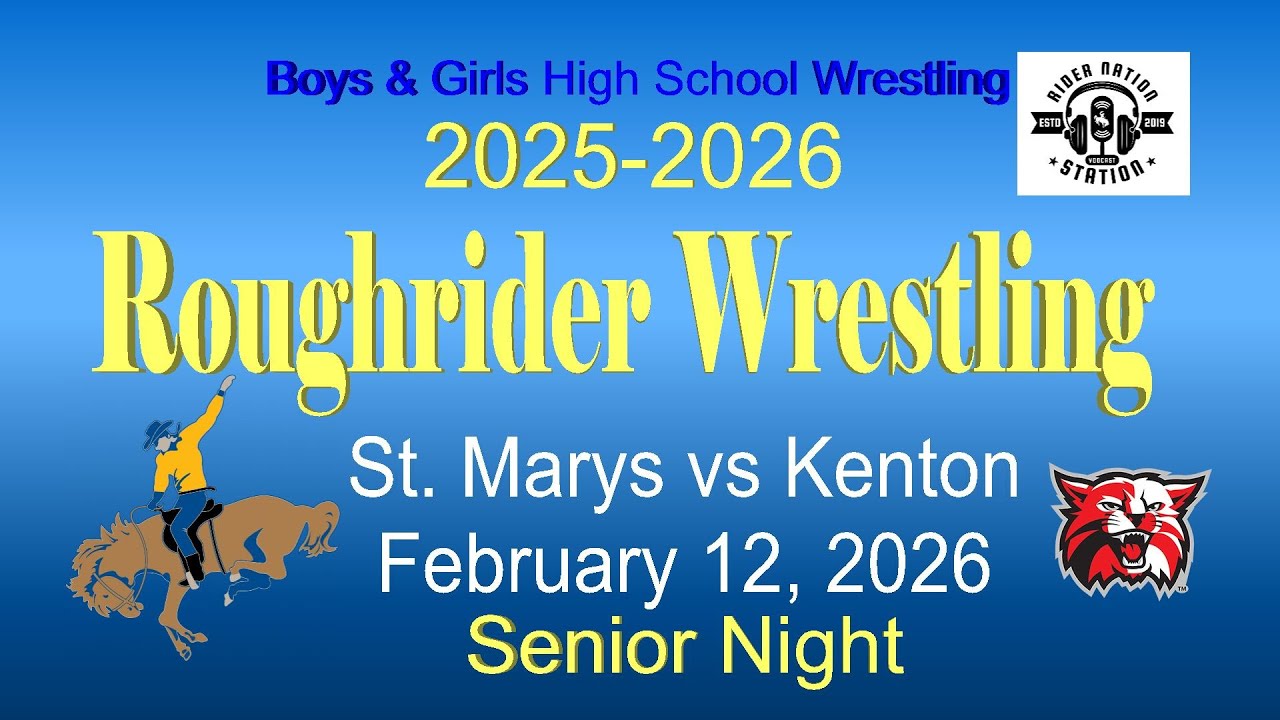 St Marys vs Kenton High School Wrestling