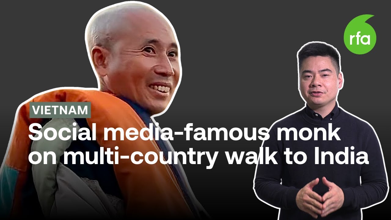 Famous Vietnamese monk Thich Minh Tue continues walk through Thailand | Radio Free Asia (RFA)